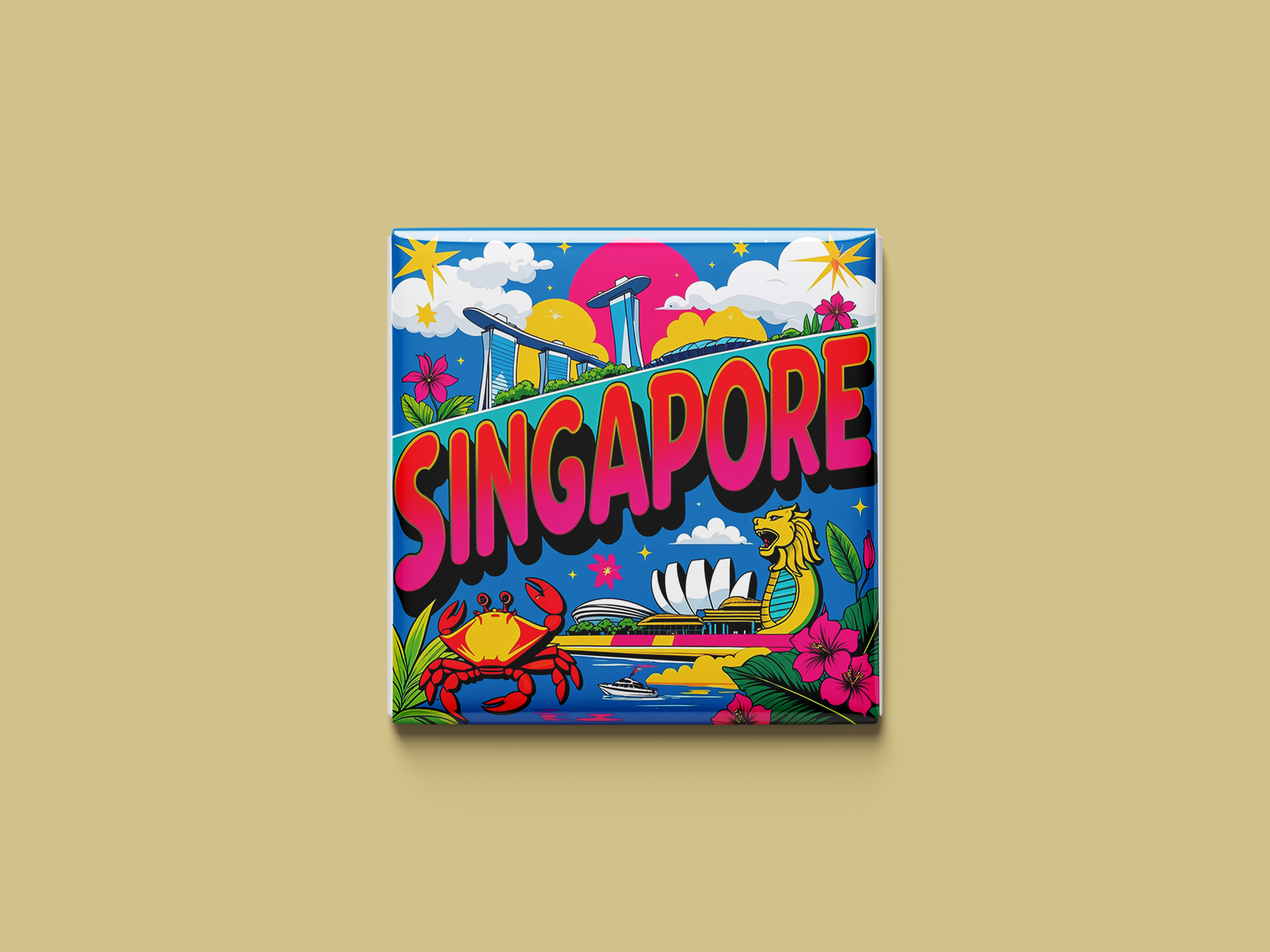 Singapur Magnetkollektion