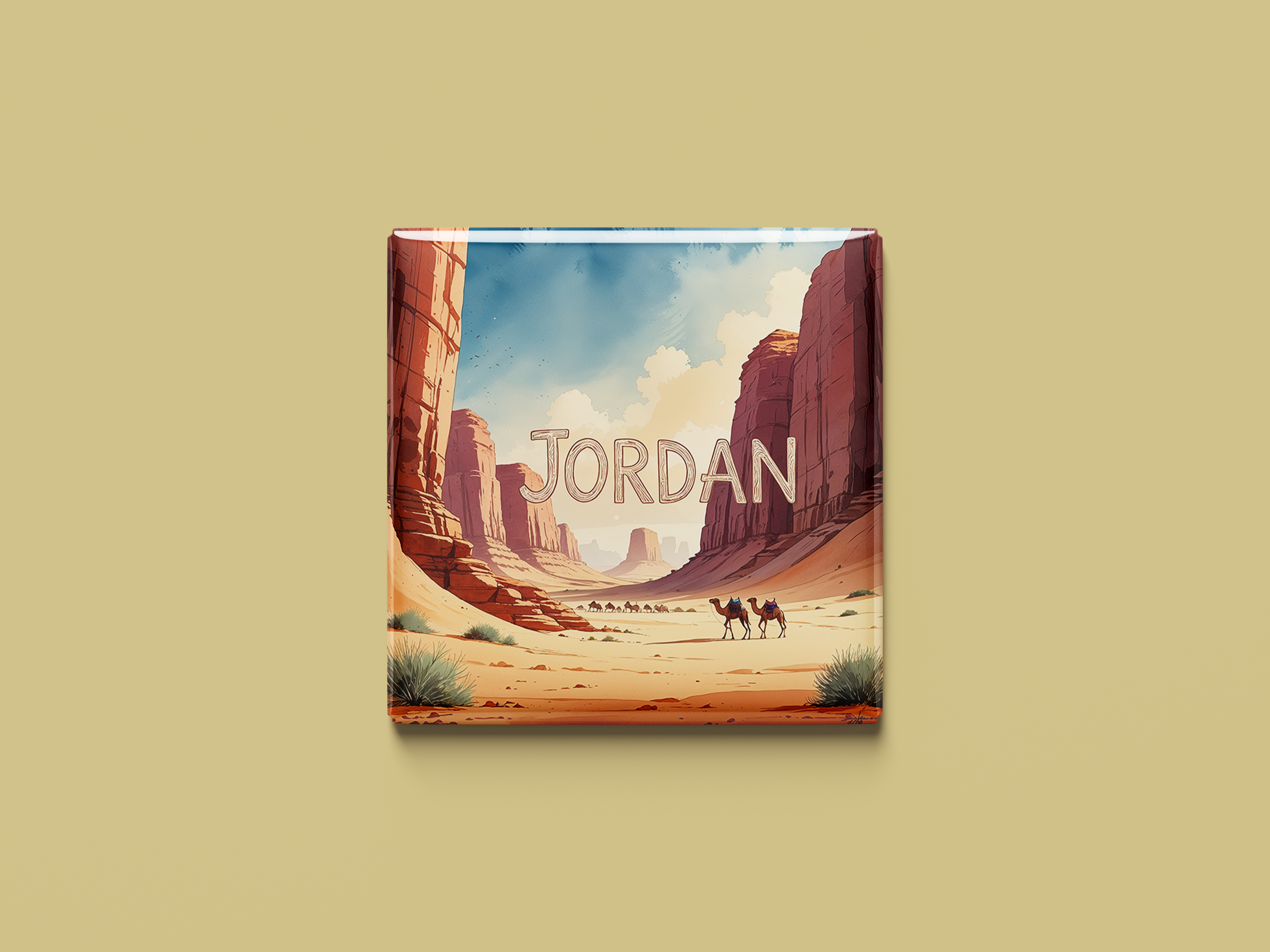 Jordanien Magnetkollektion