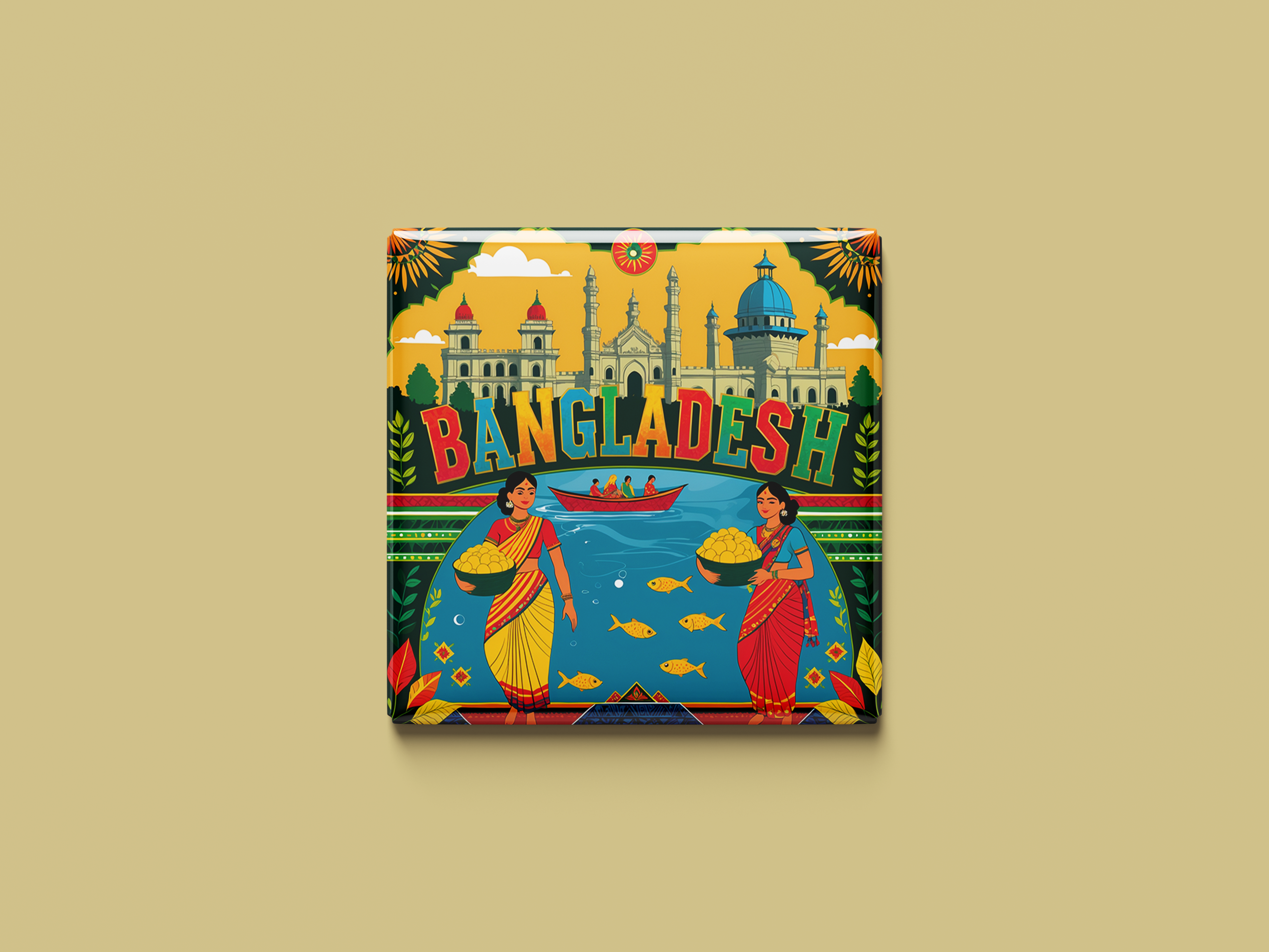 Bangladesch Magnetkollektion