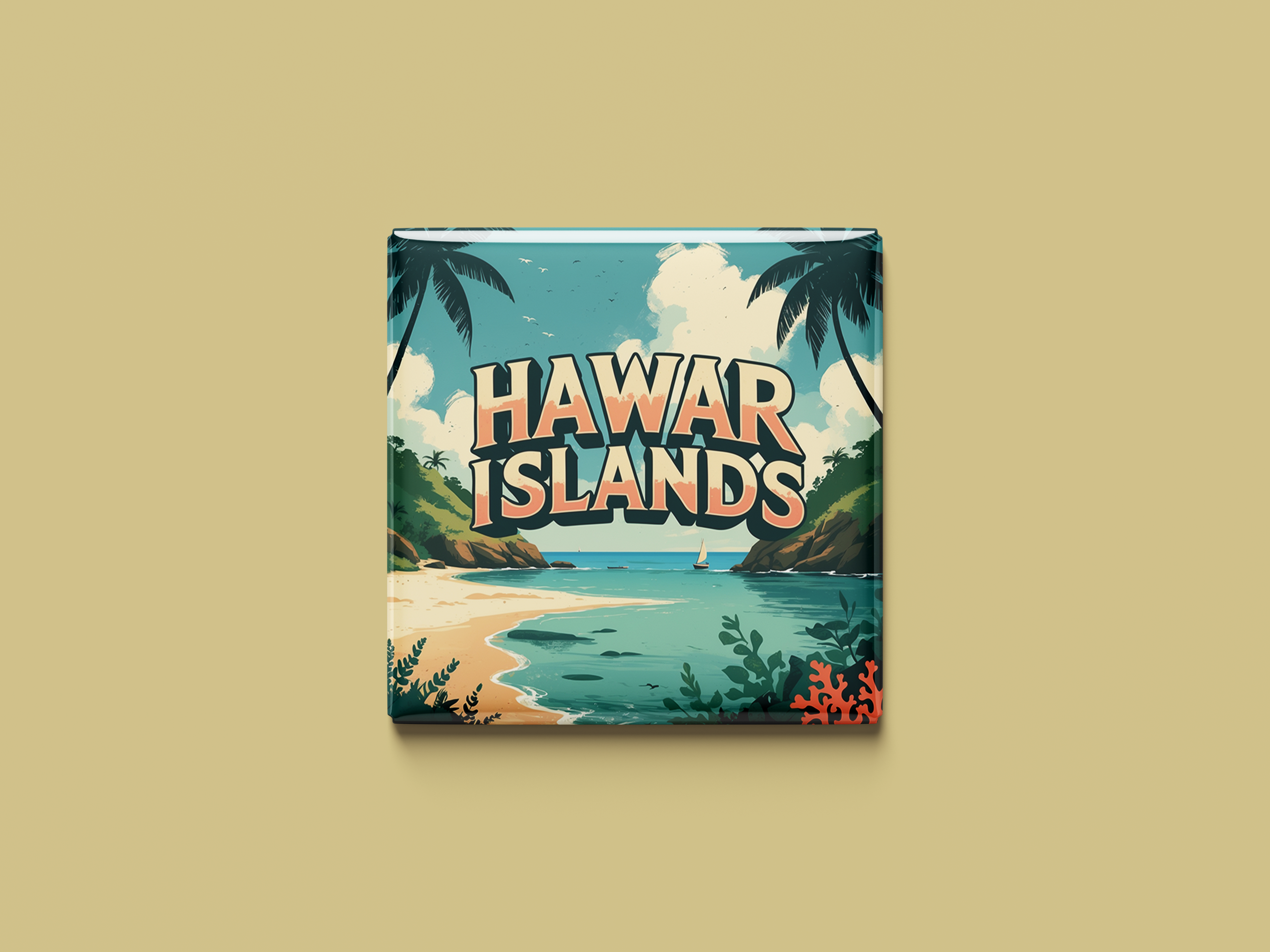 Magnetkollektion Hawar-Inseln