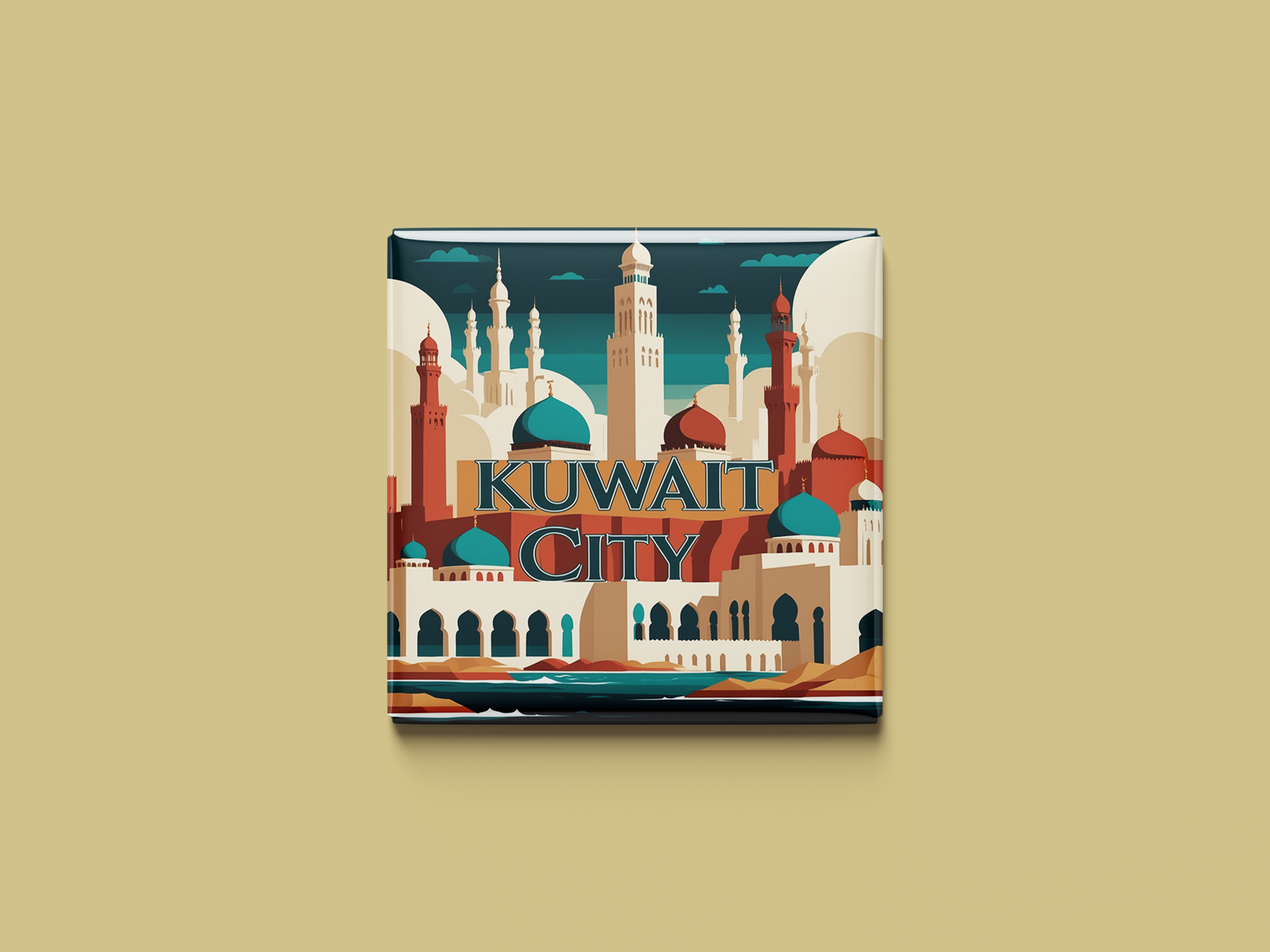 Magnetkollektion Kuwait-Stadt