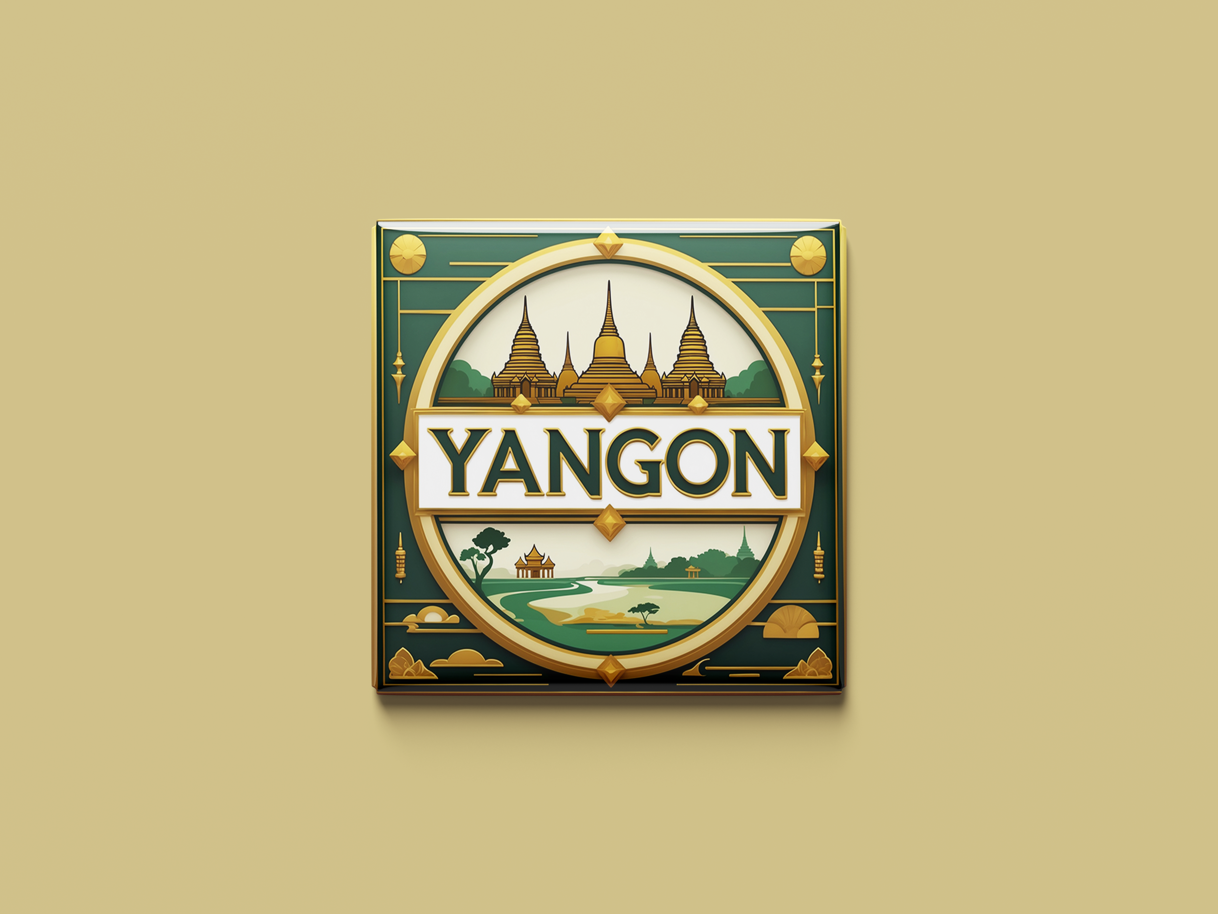 Magnetkollektion Yangon