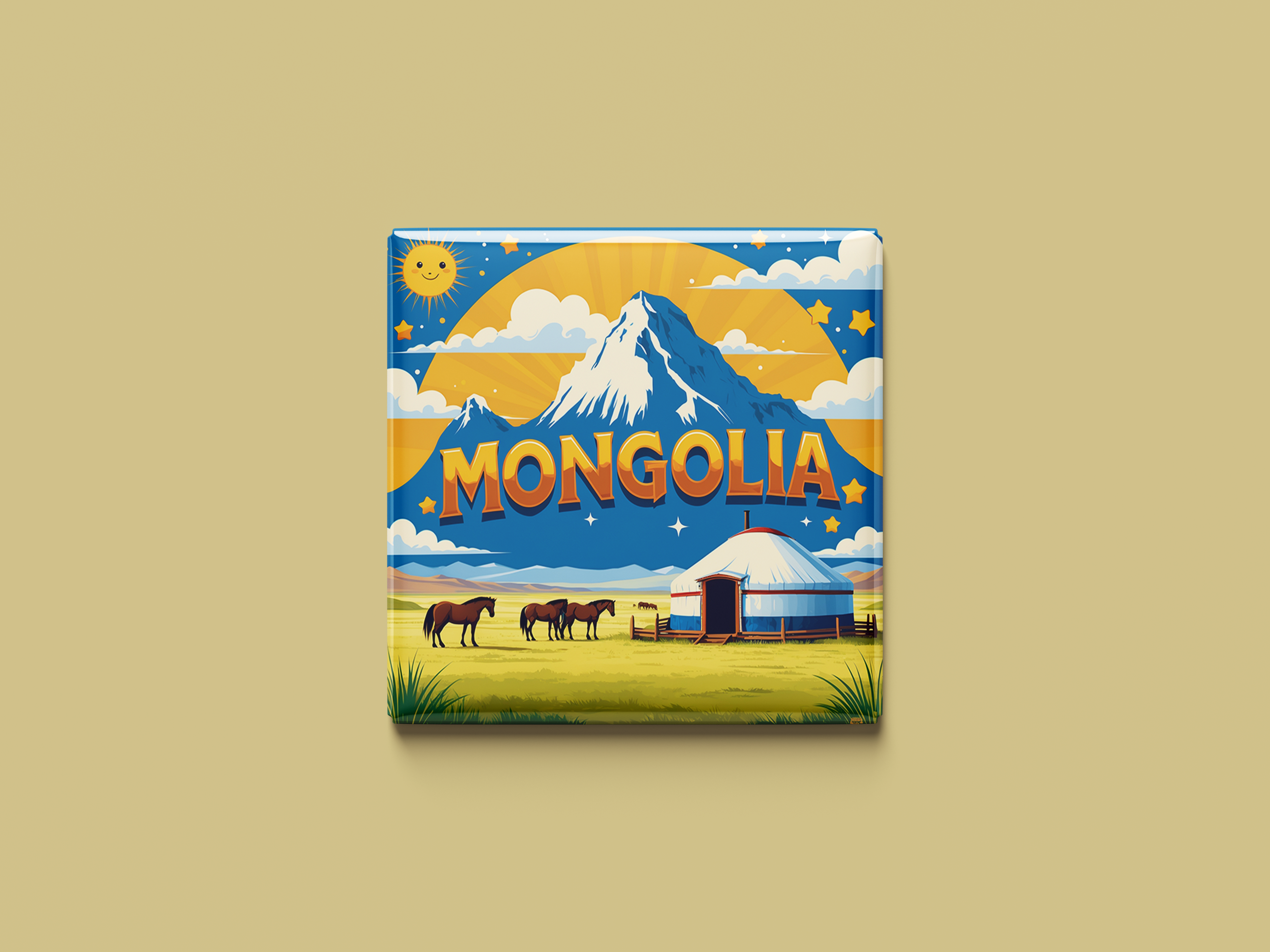 Mongolei Magnetkollektion