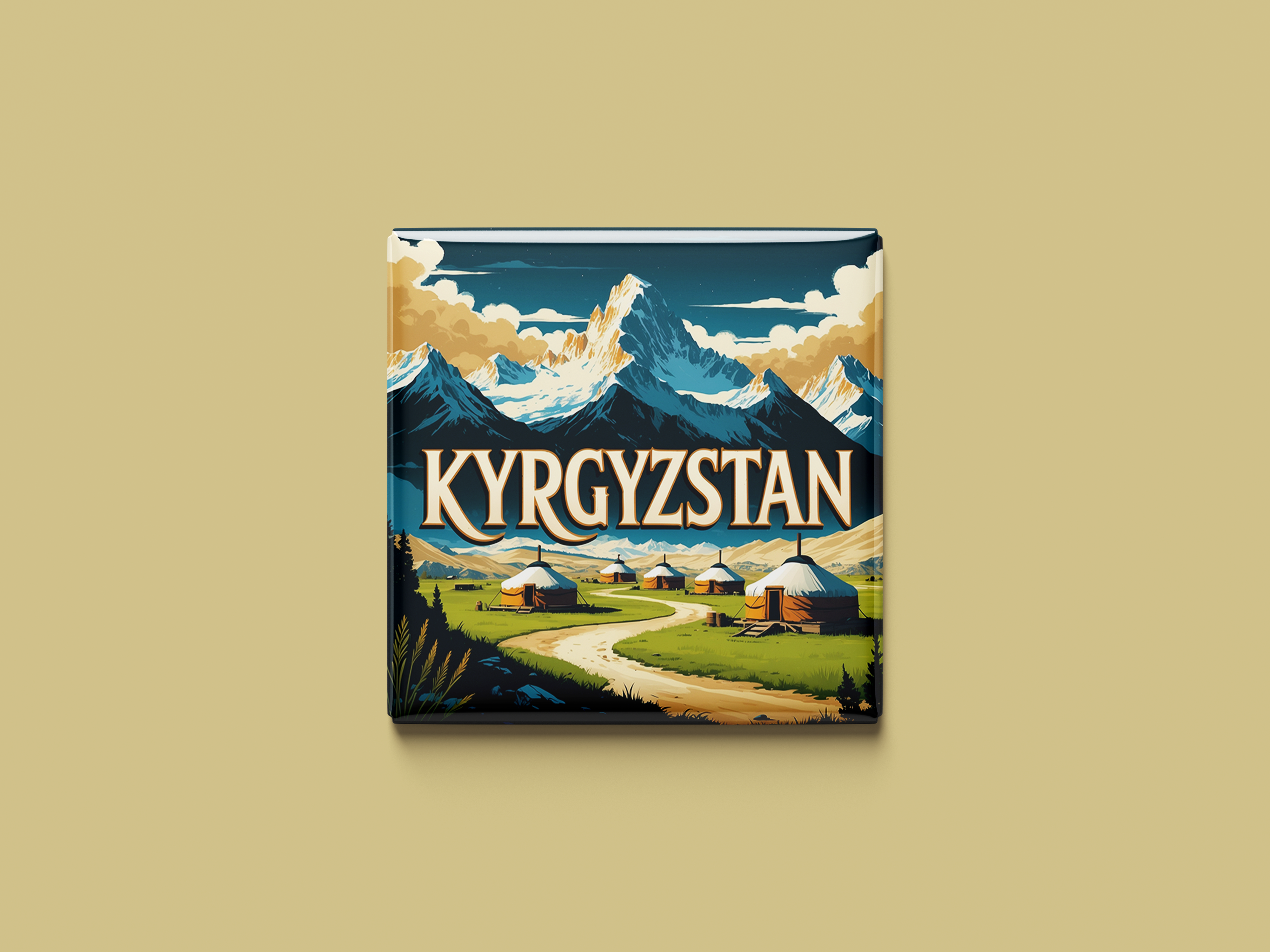 Kirgistan Magnetkollektion