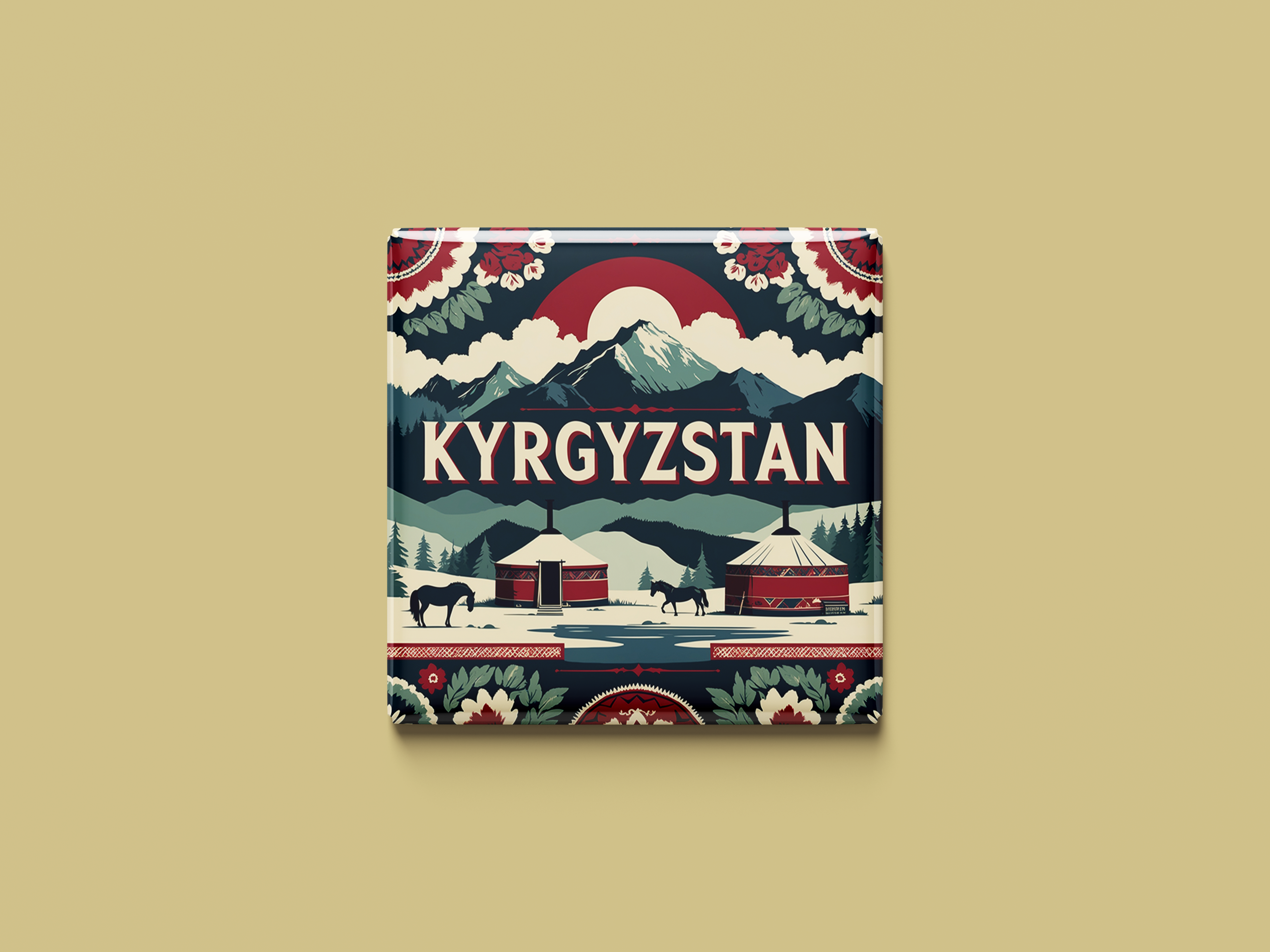 Kirgistan Magnetkollektion
