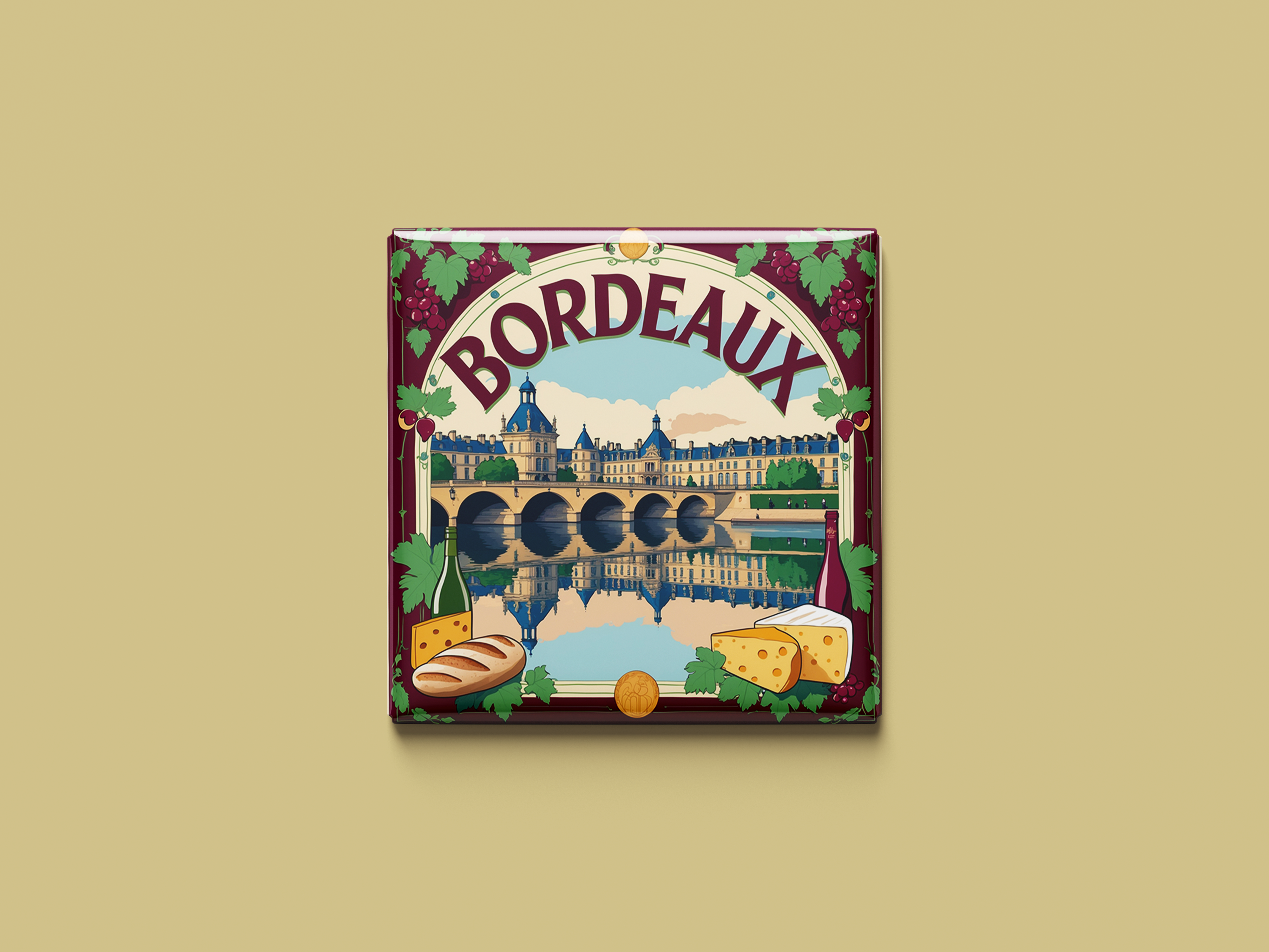 Magnetkollektion Bordeaux