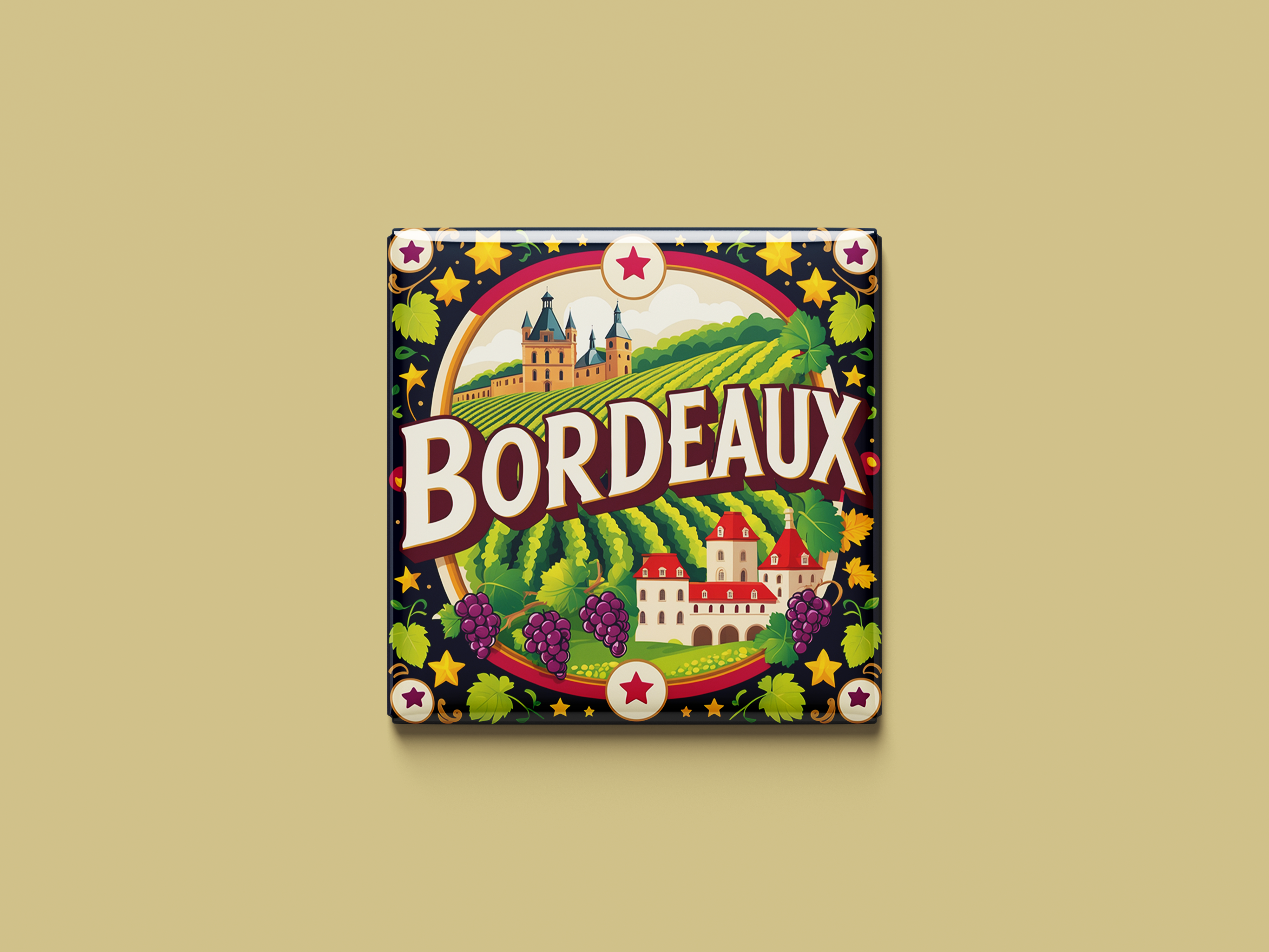 Magnetkollektion Bordeaux