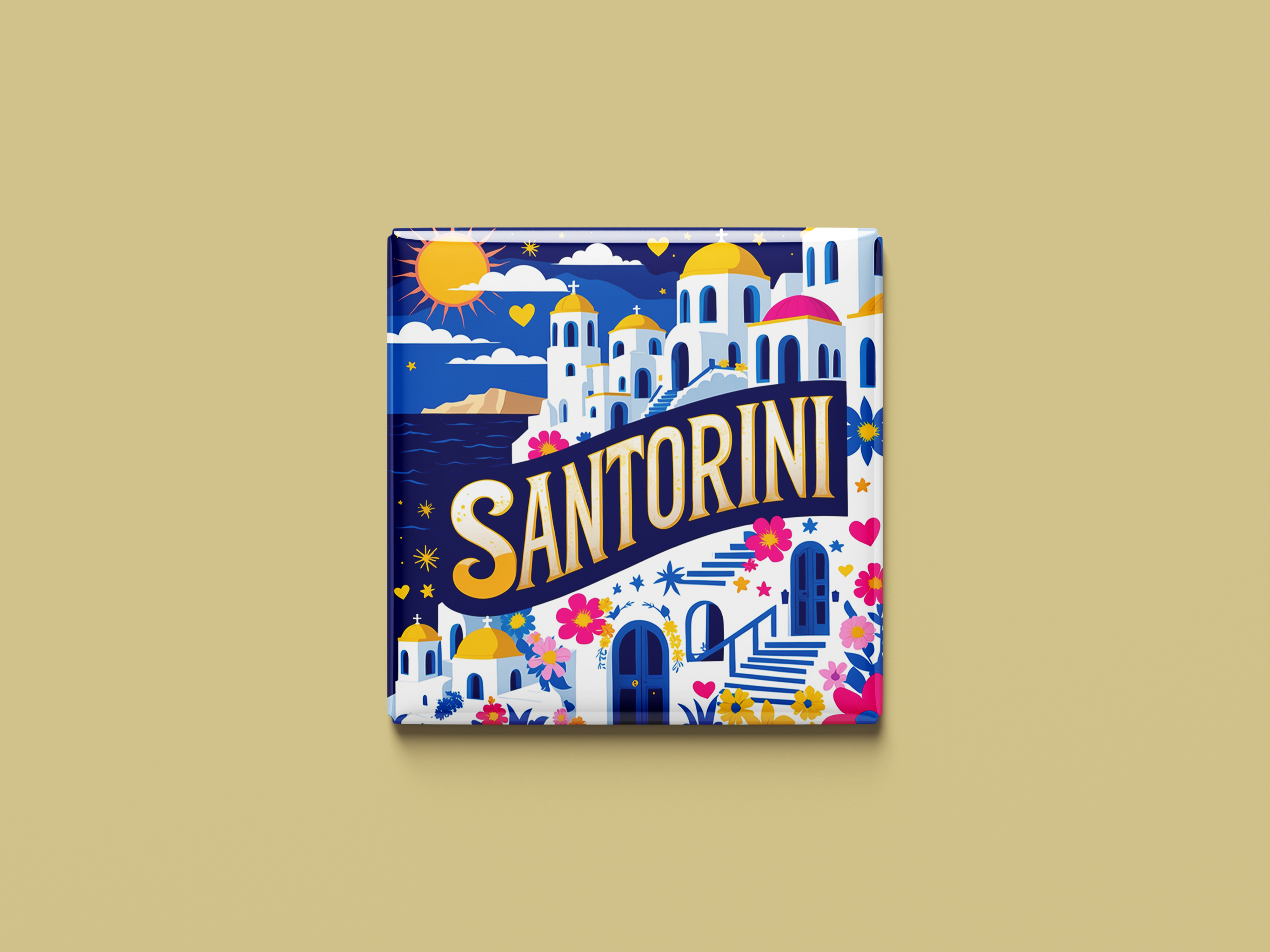 Magnetkollektion Santorini