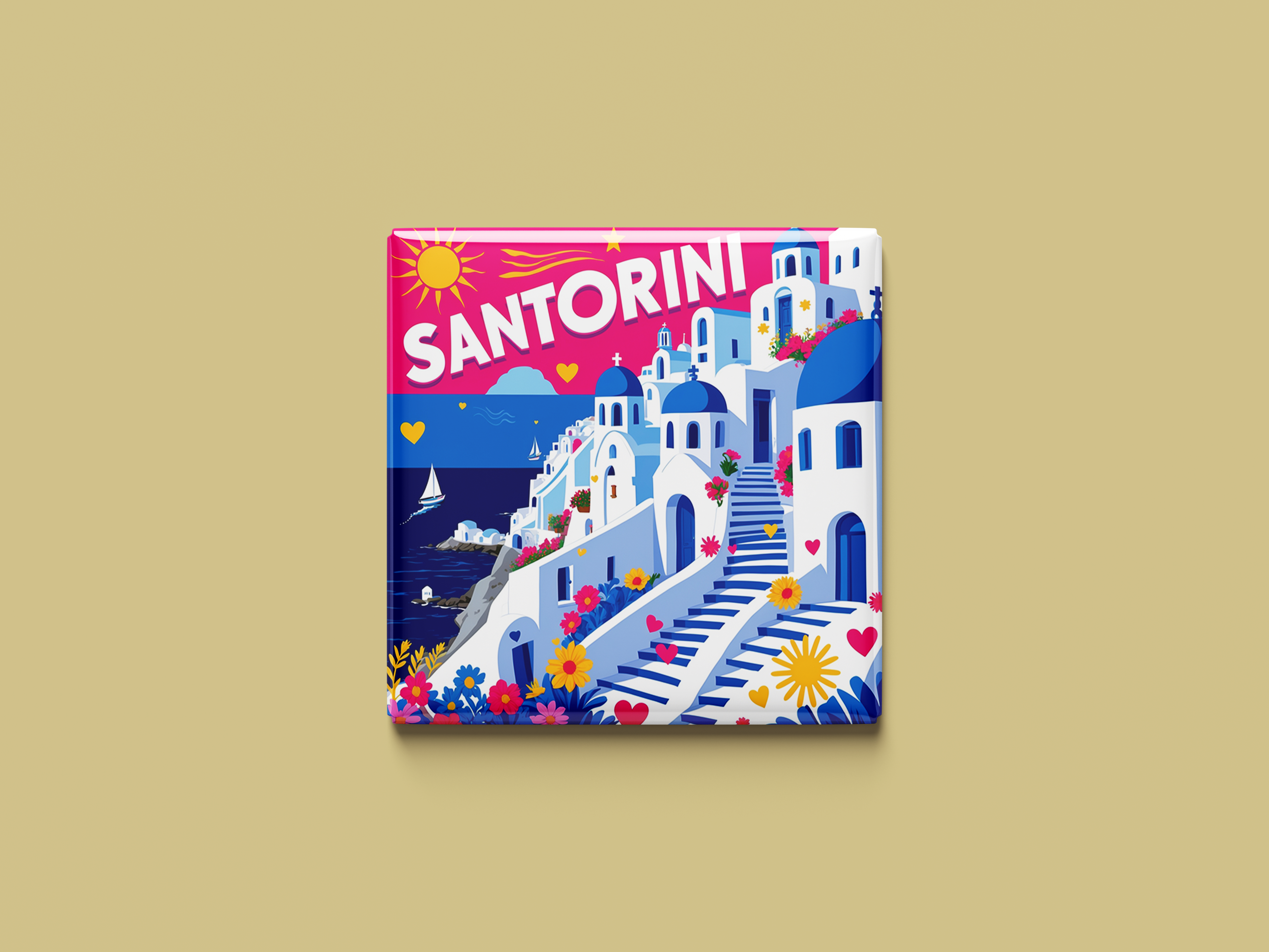 Magnetkollektion Santorini