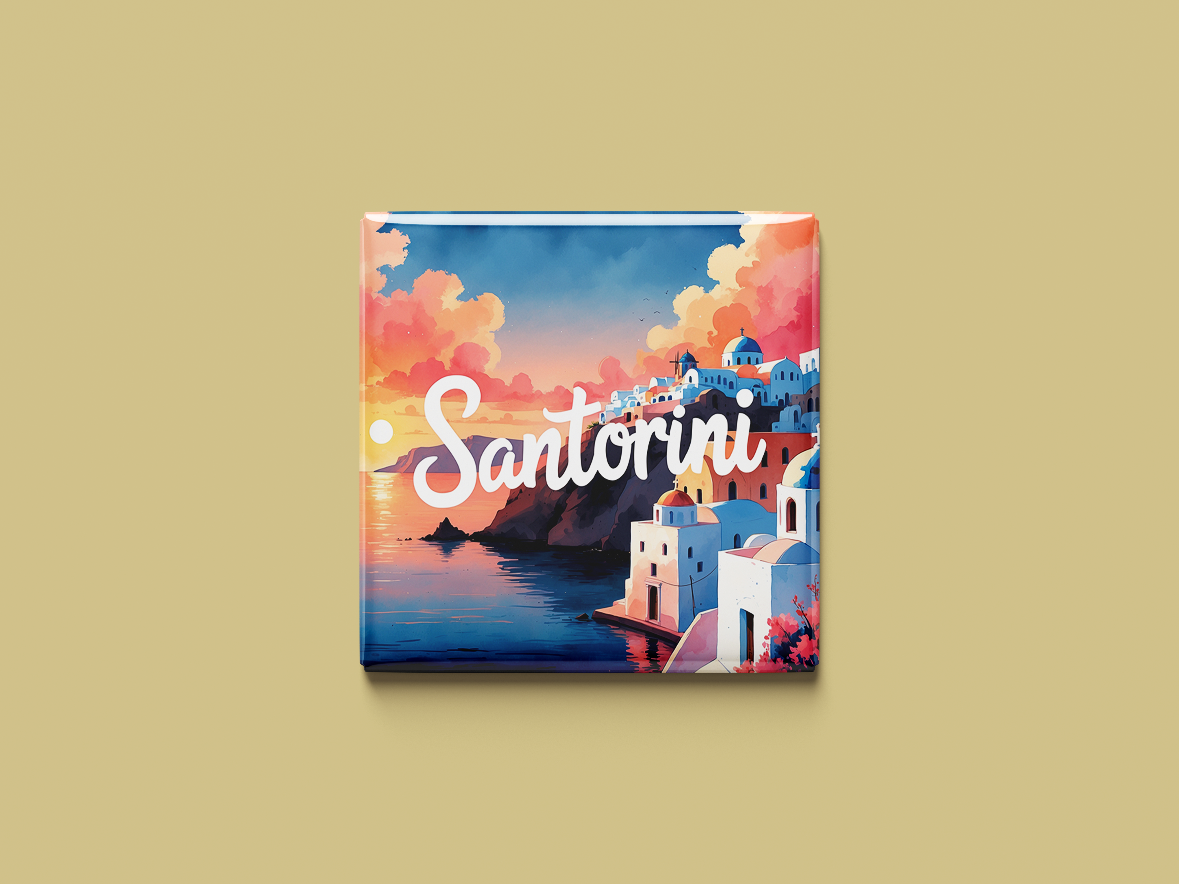 Santorini Magnet Collection