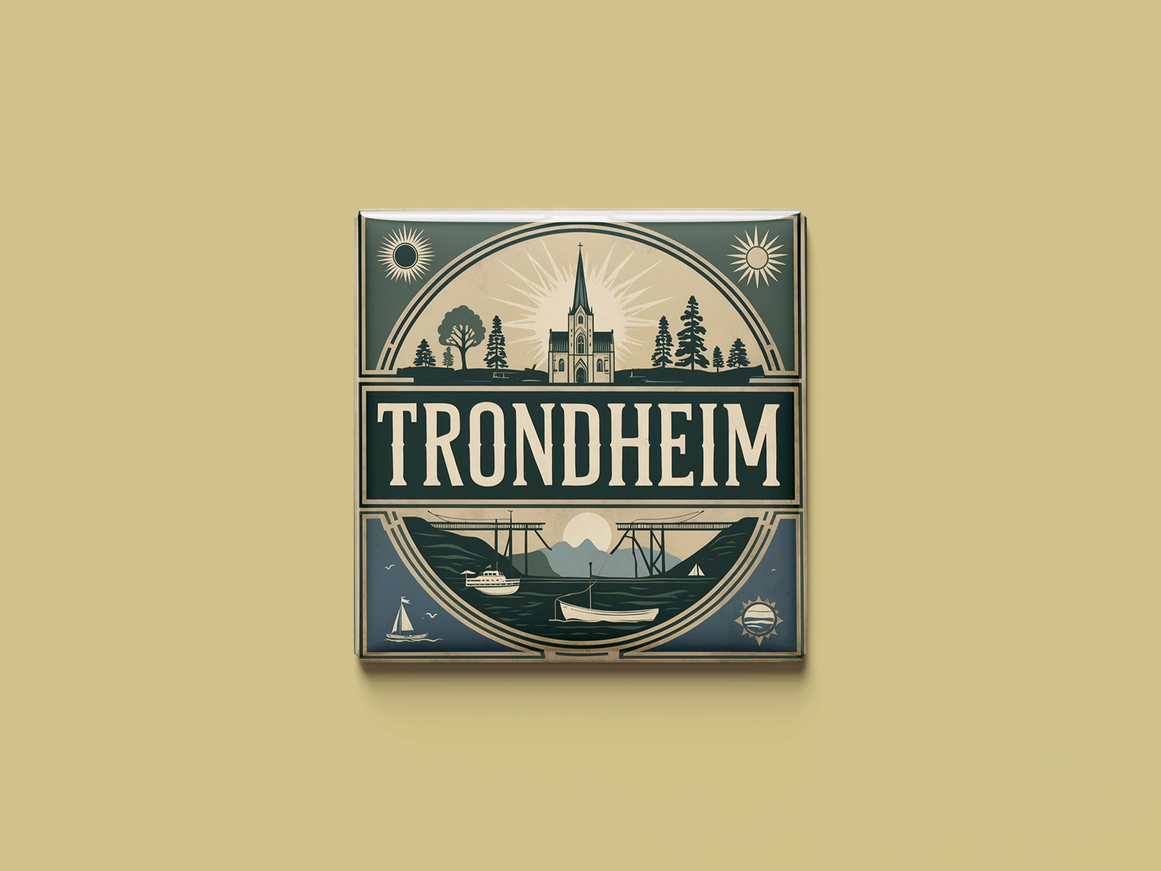 Magnetkollektion Trondheim