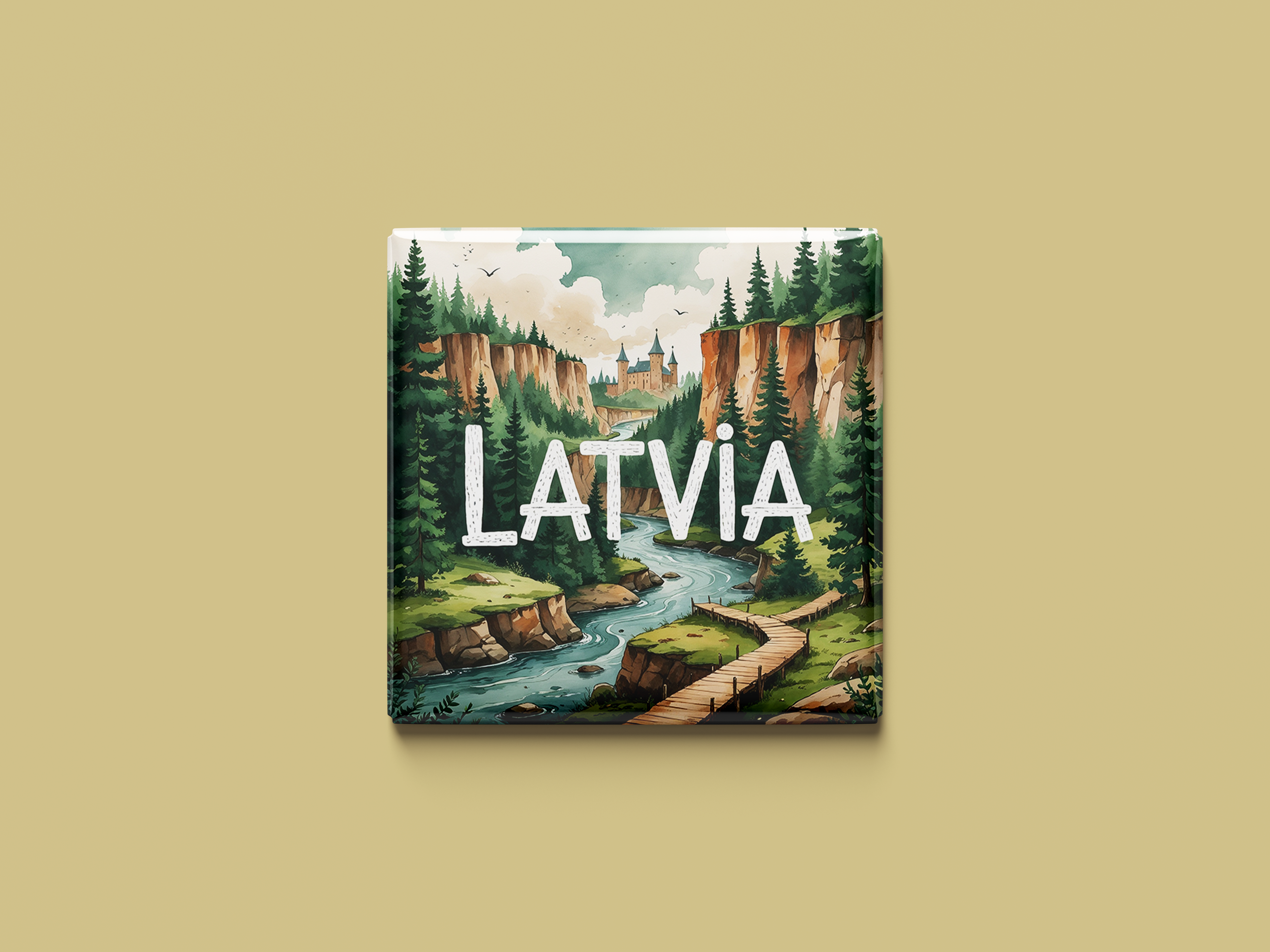 Latvia Magnet Collection