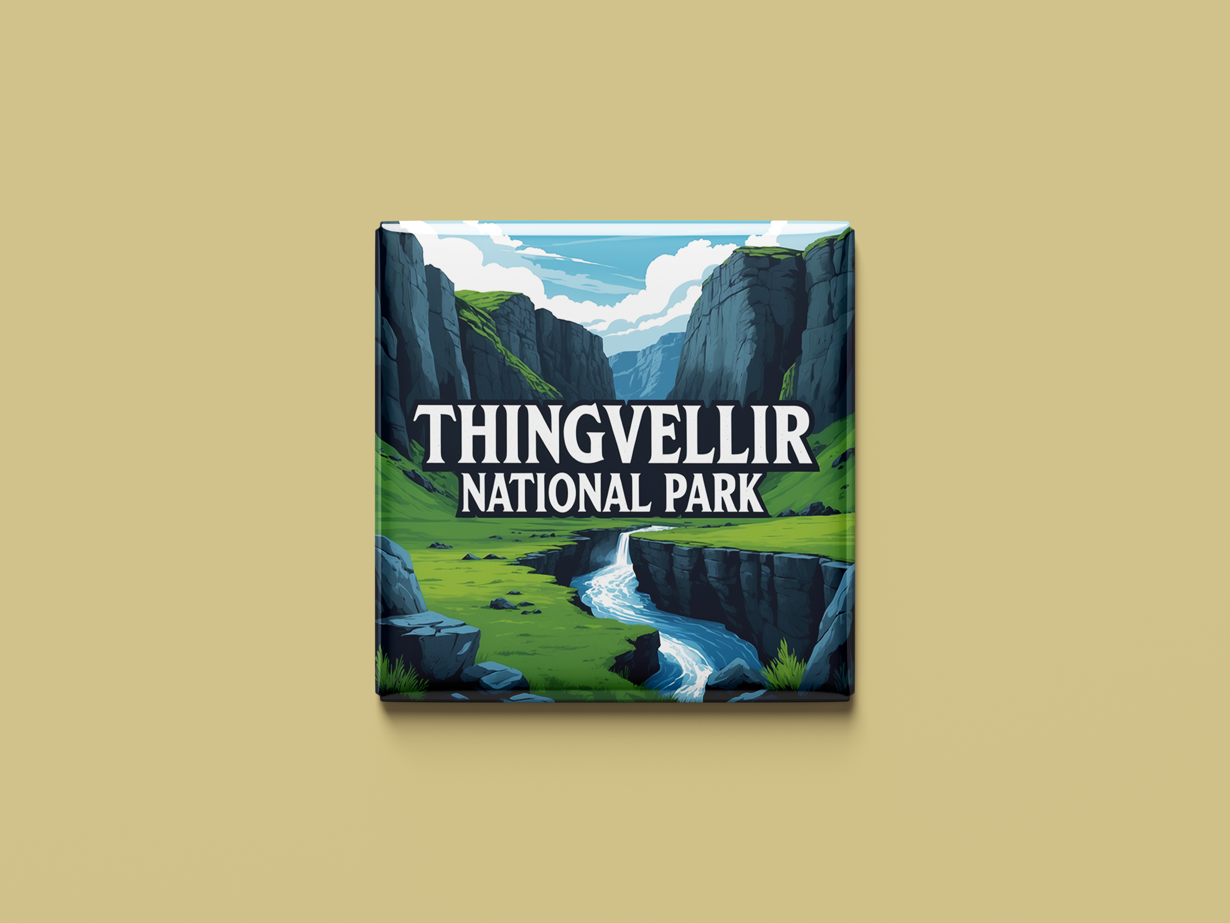 Magnetkollektion Thingvellir Nationalpark