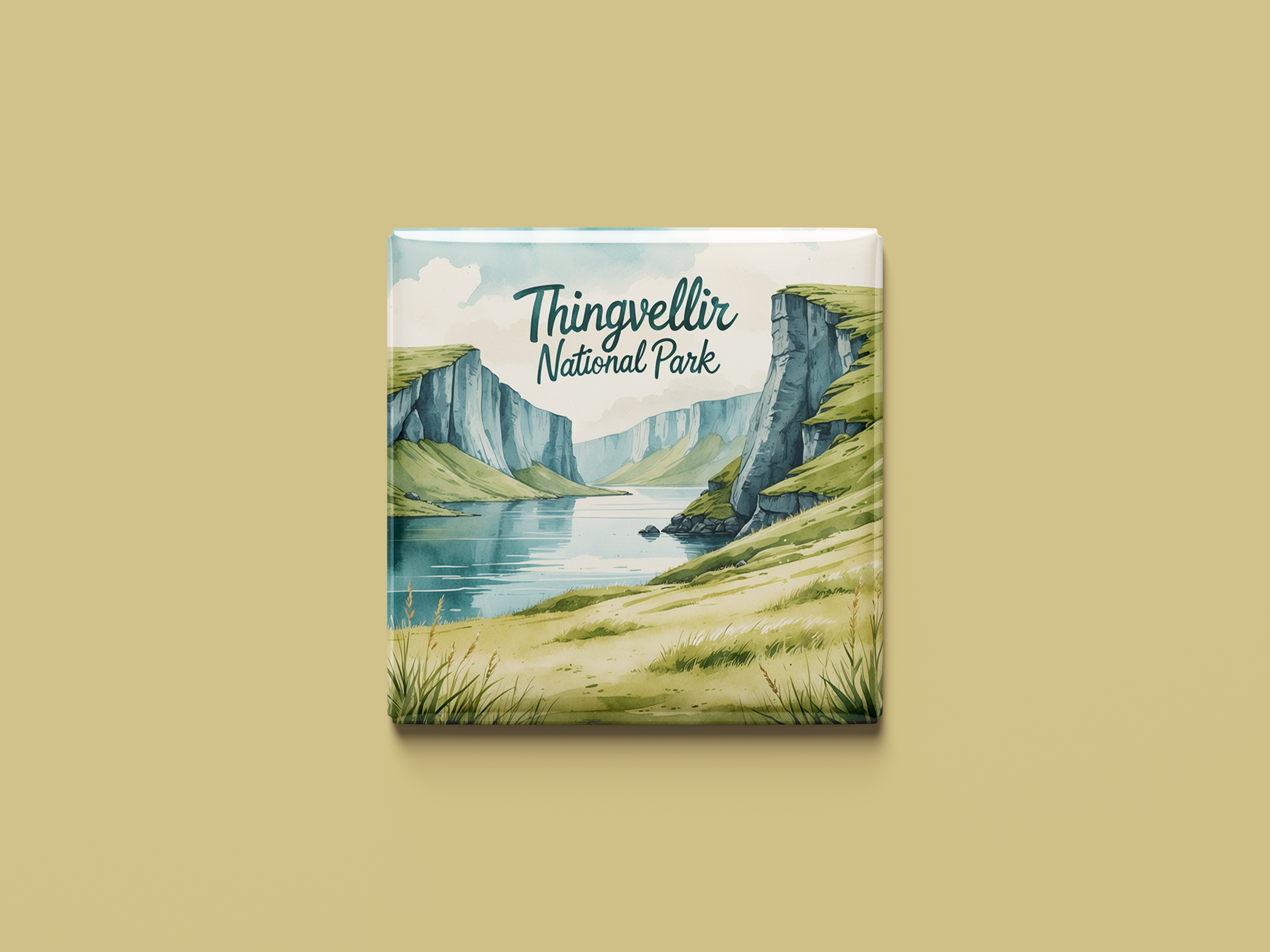 Magnetkollektion Thingvellir Nationalpark