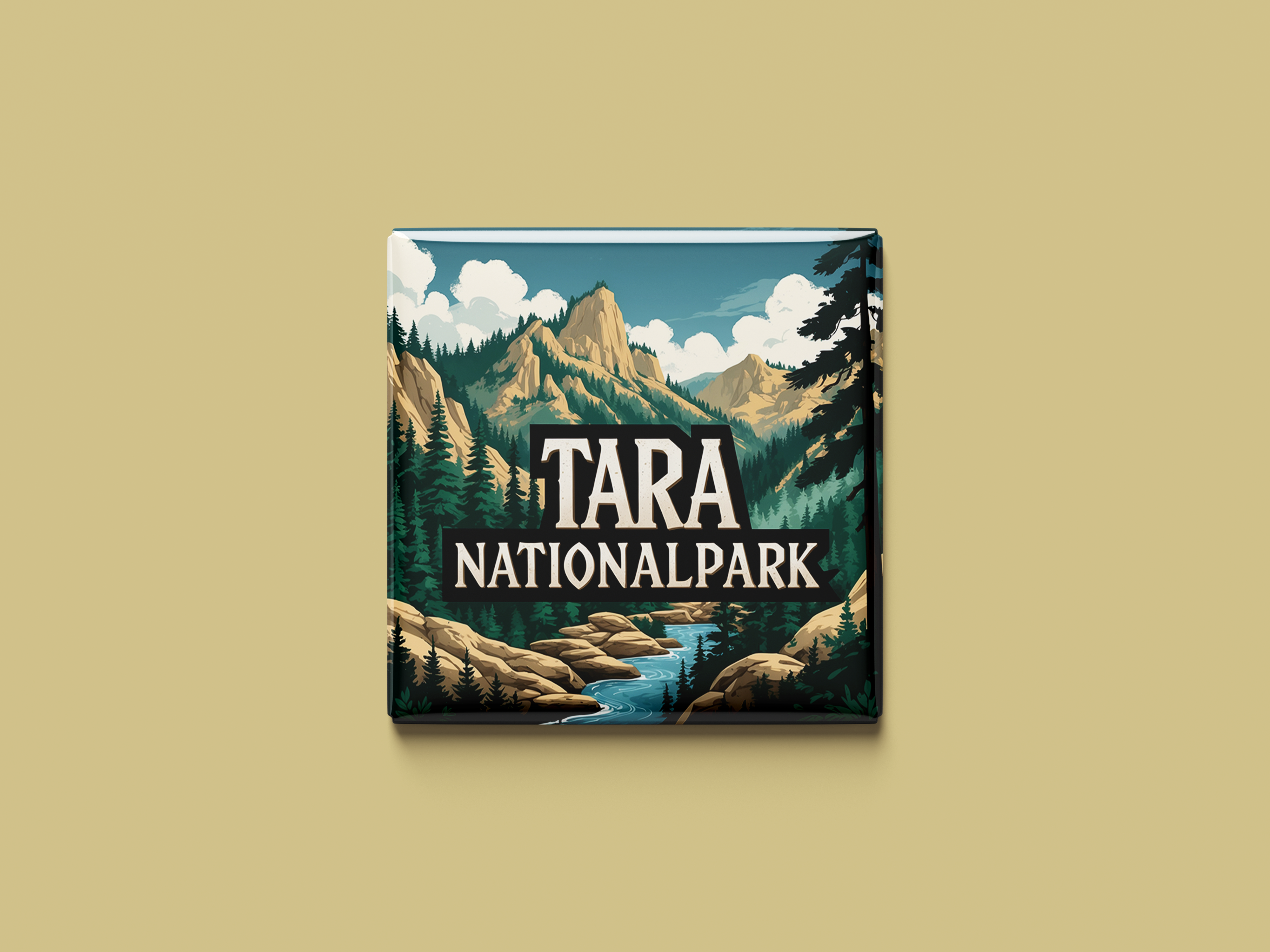 Magnetkollektion Tara Nationalpark