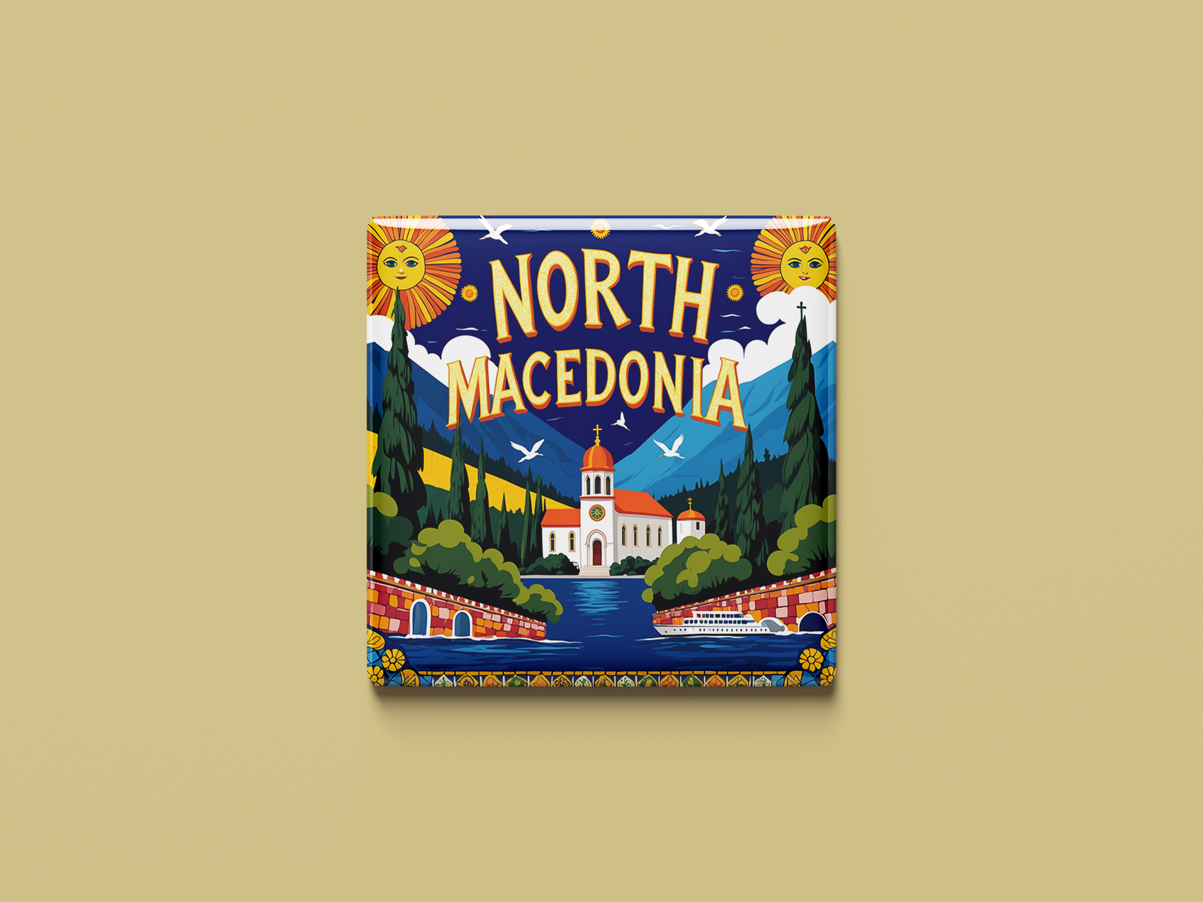 North Macedonia magnet collection