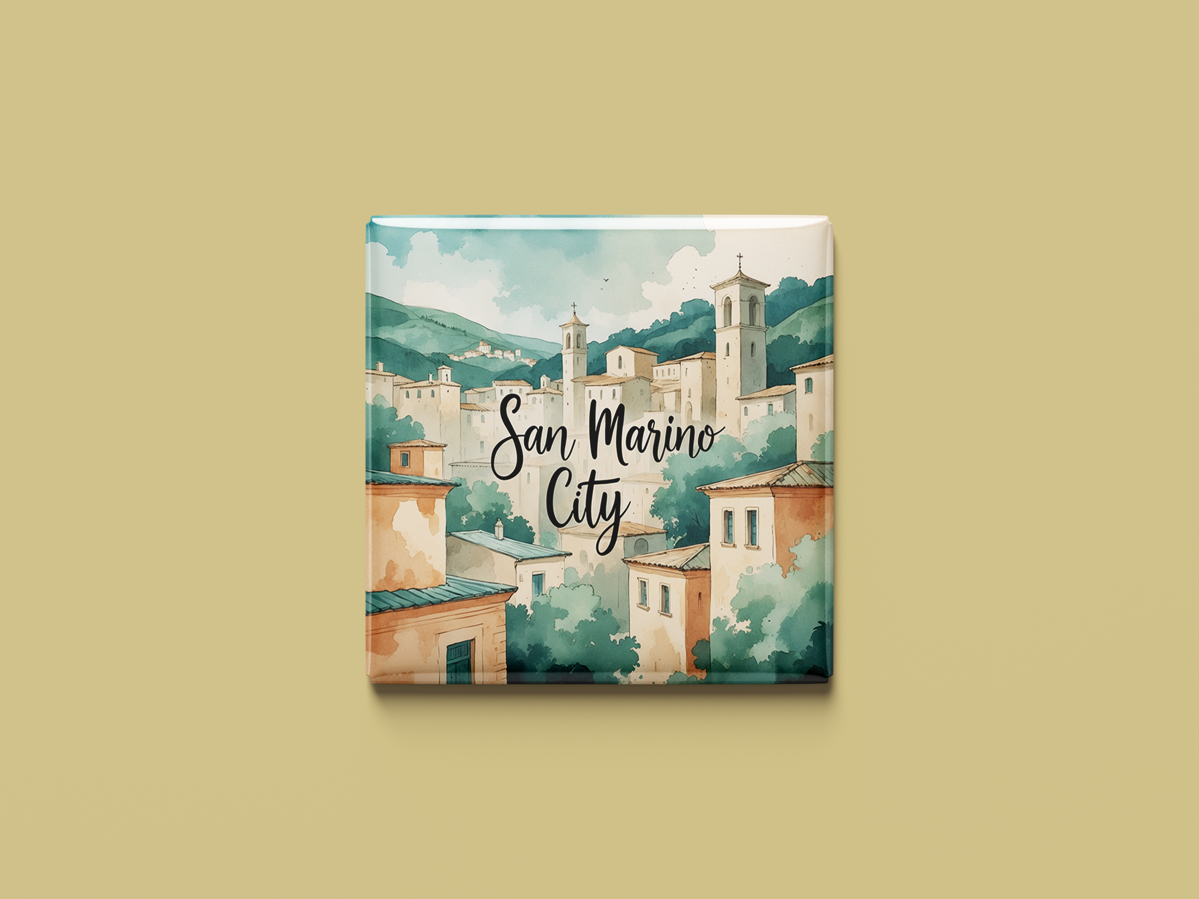 Magnetkollektion San Marino Stadt