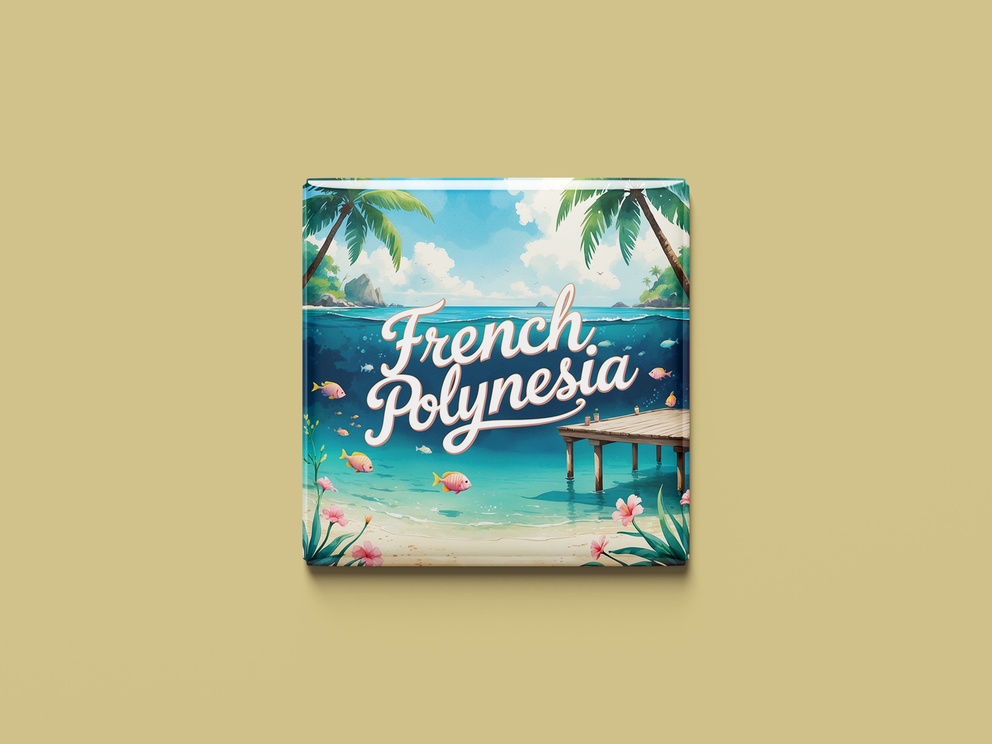 Französisch Polynesien Magnetkollektion