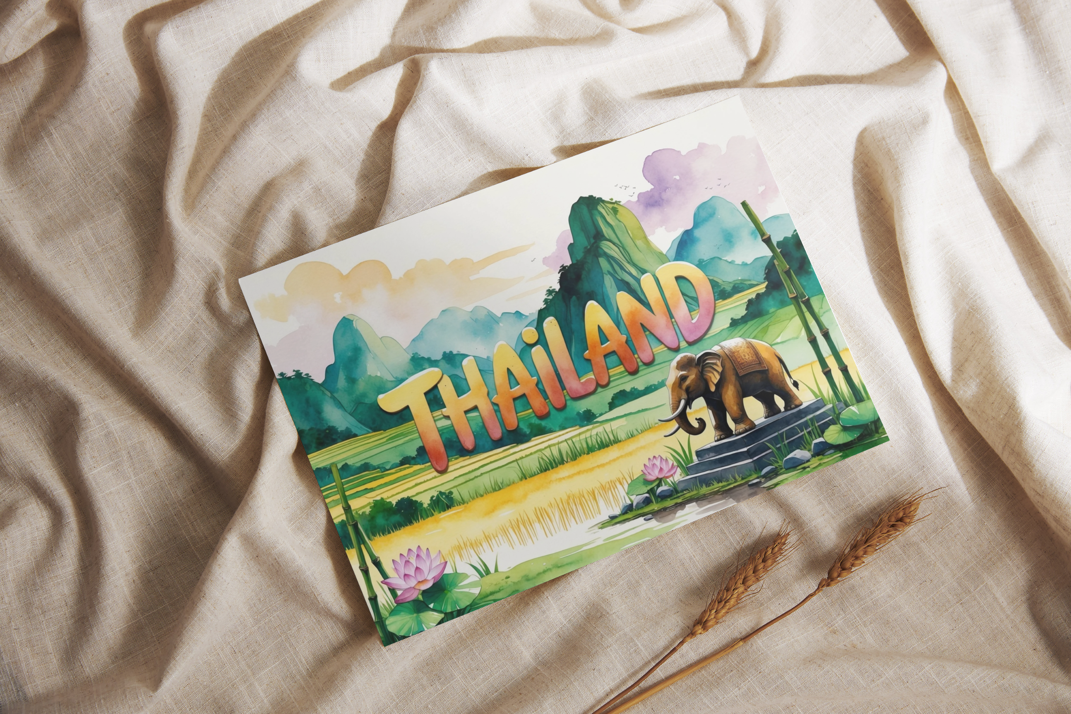 Thailand Postkartenkollektion