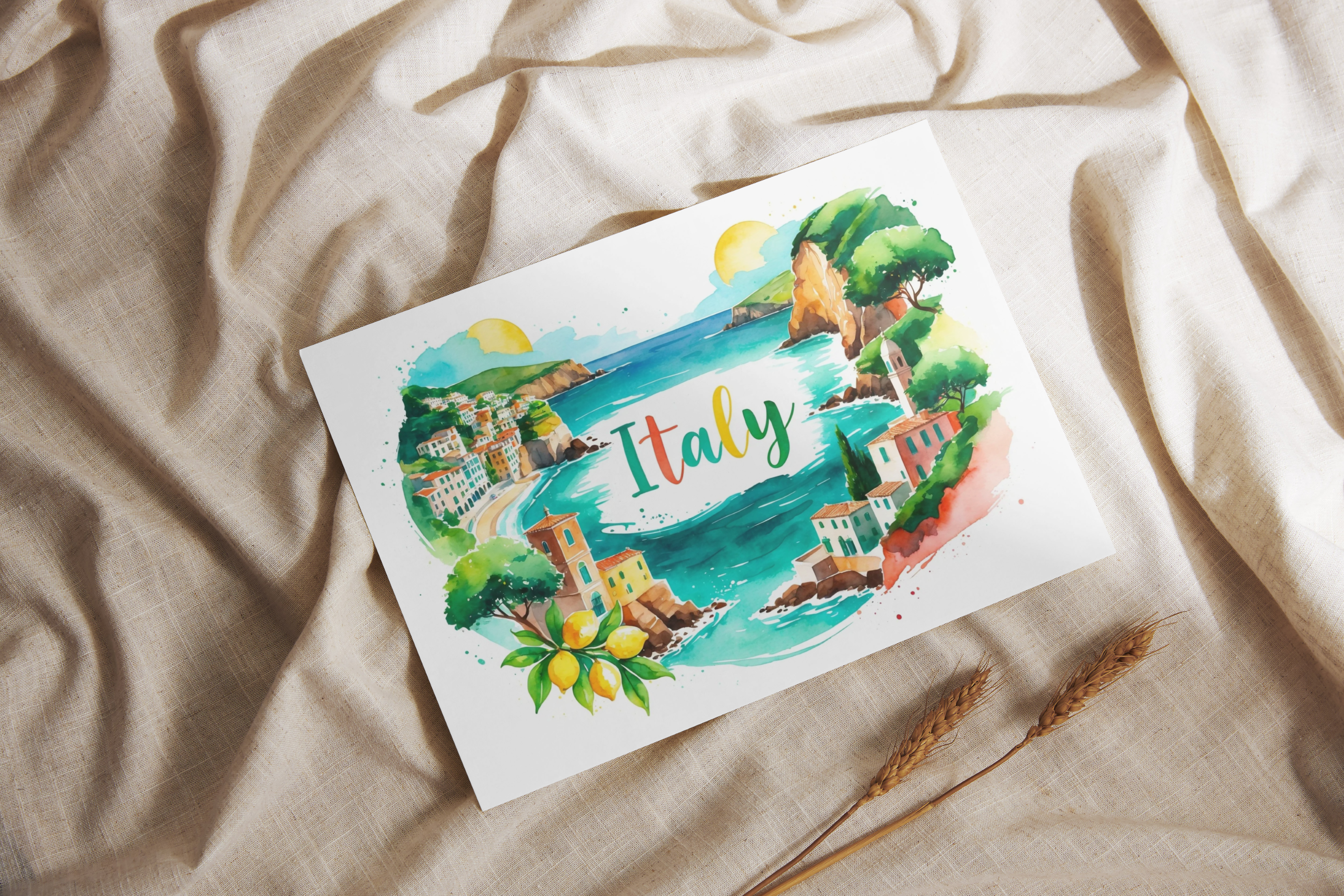 Italien Postkartenkollektion