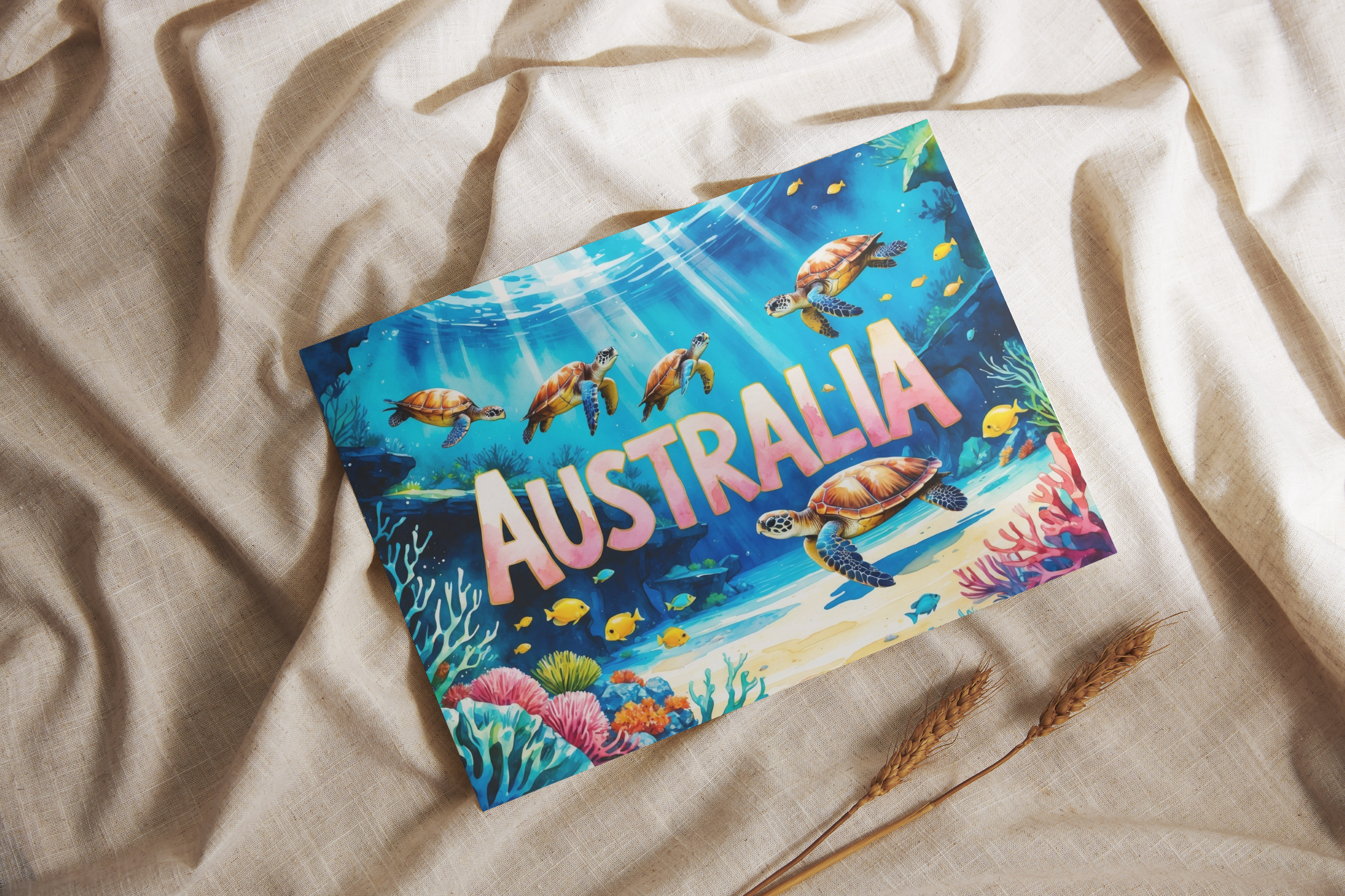 Australien Postkartenkollektion