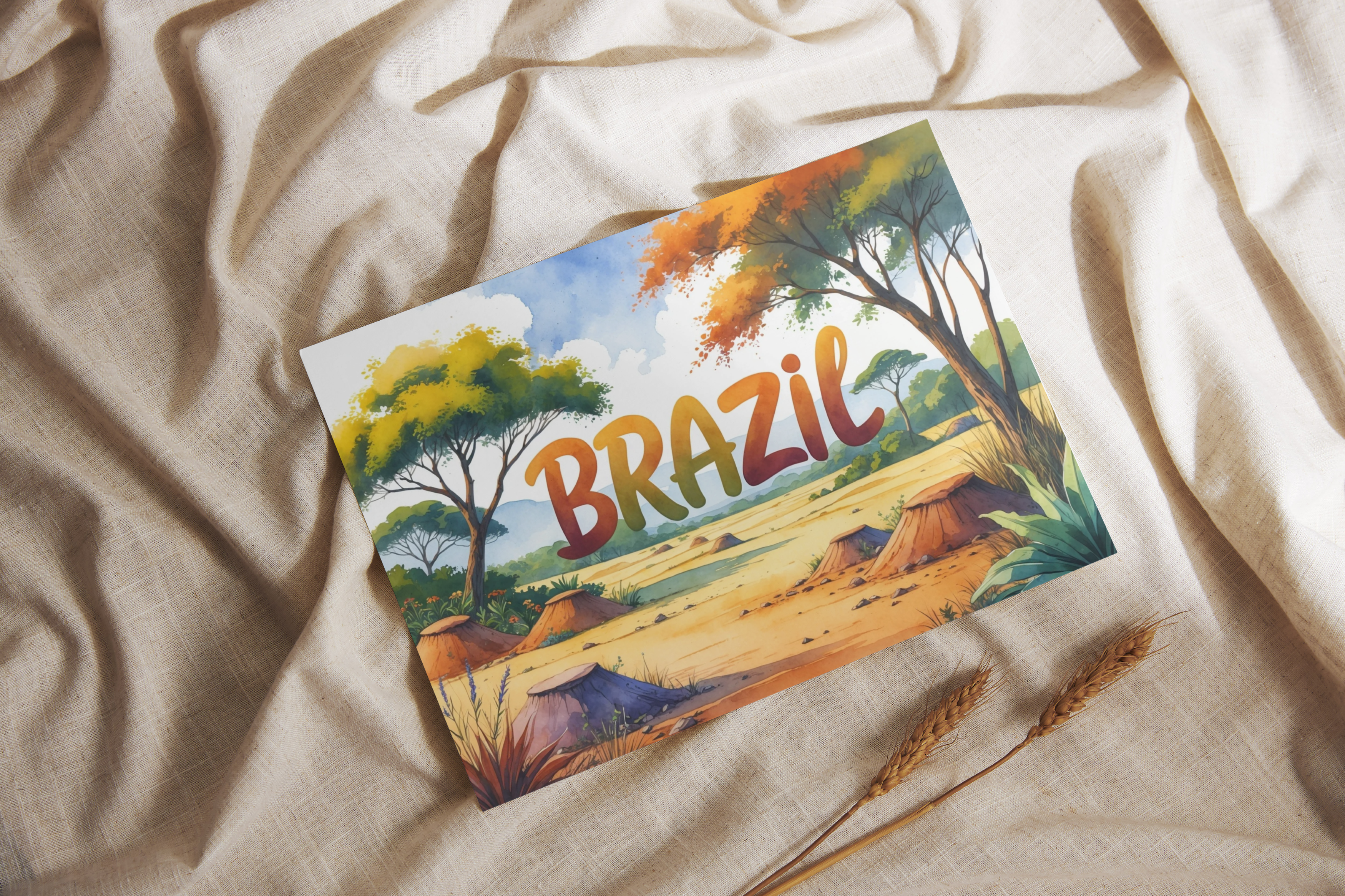 Brasilien Postkartenkollektion