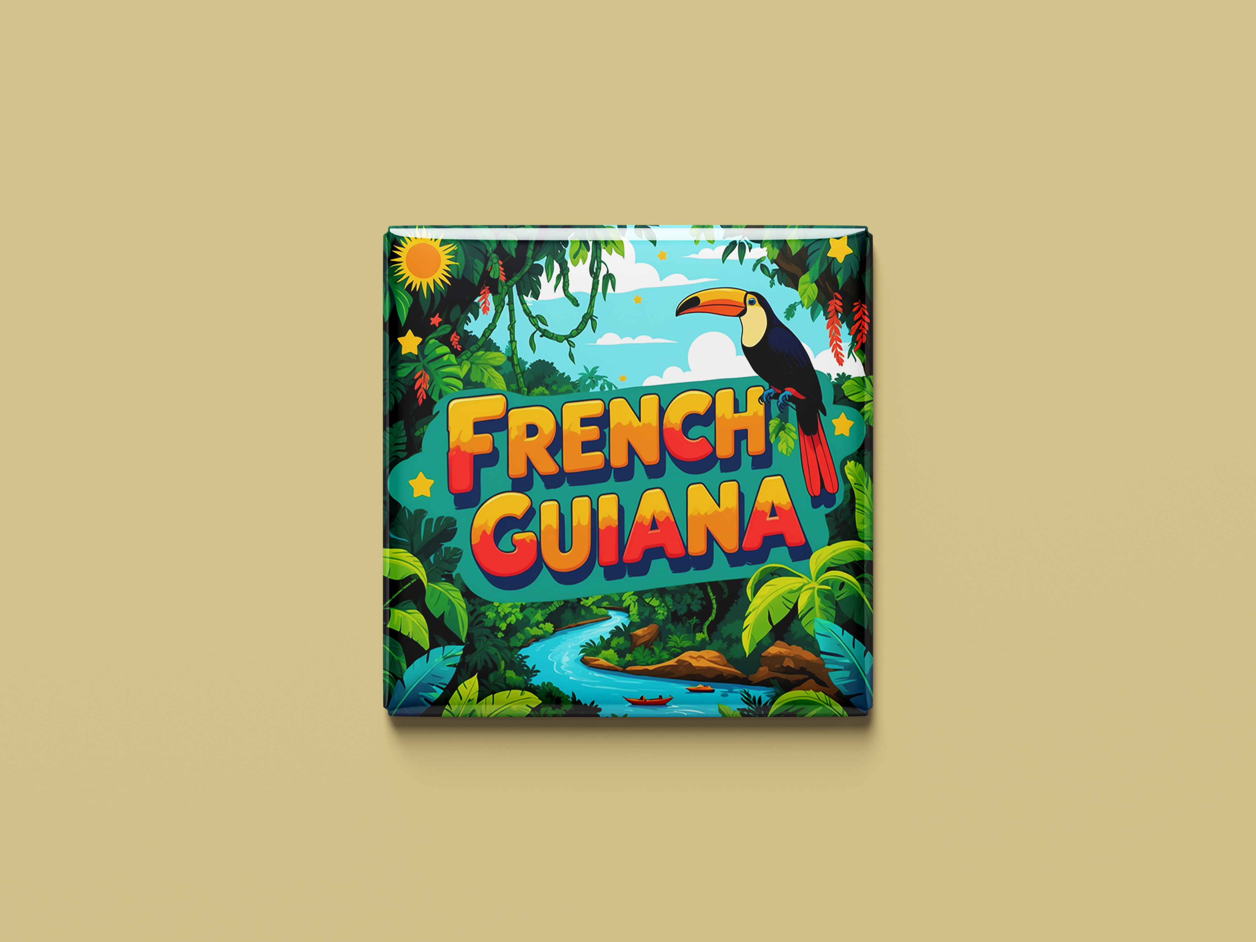 Französisch Guyana Magnetkollektion